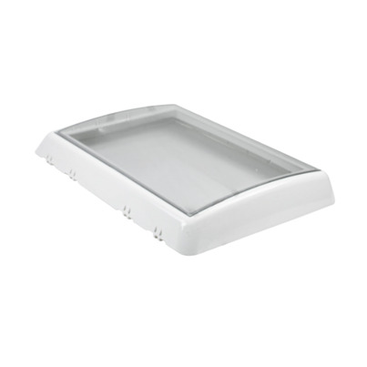 VITRE DE RECHANGE AVEC FIXATIONS POUR MIDI HEKI BLANC DOMETIC