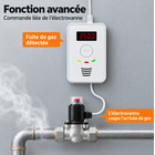 Miniature Détecteur Combiné Gaz & Monoxyde de Carbone Intelligible — Écran LCD, Alarme Vocale 85 dB & Coupure Automatique N° 2
