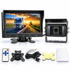 Miniature PACK RECUL  camping-car et van : écran moniteur DVR 7 pouces Split Screen + caméra 18 LED infrarouges IP67, câble 15 m inclus N° 0