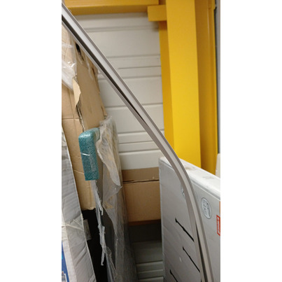 ATTENTION Produit imparfait | Rail jonc alu 2,5m avec canal pour vissage