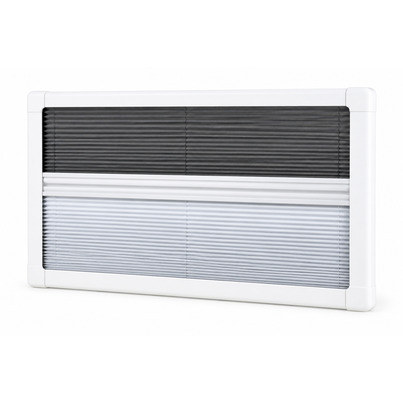 Store Occultant et Moustiquaire 800 x 400 mm Blanc pour Baie RW Style Curved - CARBEST