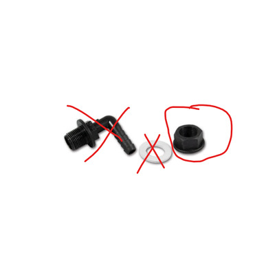 ATTENTION Produit imparfait | Kit de connecteur courbé complet 3/8" • Ø 10 mm VENDU A L'UNITE 