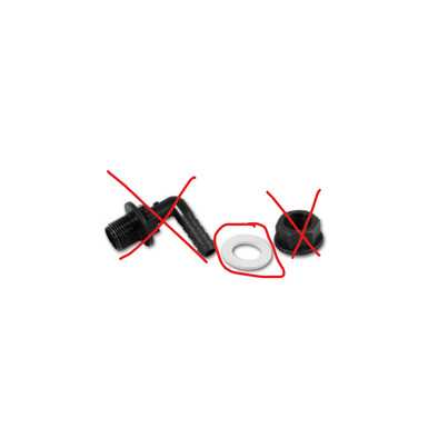ATTENTION Produit imparfait | Kit de connecteur courbé complet 3/8" • Ø 10 mm VENDU A L'UNITE 