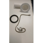 Miniature ATTENTION Produit imparfait | Bonde coudée avec bouchon et chainette 20 mm - ZADI N° 0