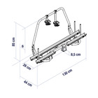 Miniature Porte-vélos Caravan Superb Short XT - Anodisé - THULE N° 1
