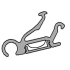 Miniature Rail d'auvent pour Omnistor 5200 - 300 - Anthracite  - THULE N° 1