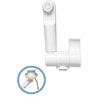 Miniature Robinet rabattable avec contacteur blanc raccord  tetine 8/10mm - REICH N° 0