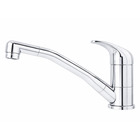Miniature ROBINET MITIGEUR ROMA COULEUR METAL BEC LONGEUR 220 MM AVEC CONTACTEUR RACCORD TETINE 10/12mm - COMET N° 0