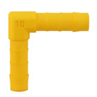 Lot de 2 raccord coudé pour tuyau diametre 10 mm - CHANTAL