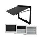 Miniature Baie Projetable SQUARE - Double Vitrage & Cadre Intégré Moustiquaire Occultante N°0