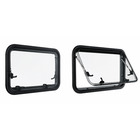 Miniature Baie Projetable CURVE  – Double Vitrage & Cadre Intégré Moustiquaire Occultante N° 1