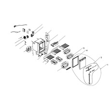 Pièces détachées pour Réfrigérateur NRX 0050C - DOMETIC