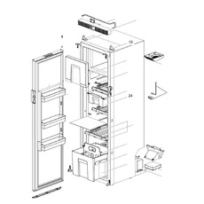 Pièces Détachées Réfrigérateur T1152 THETFORD