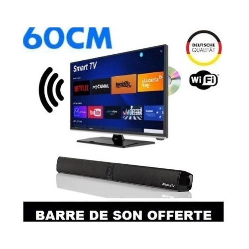 TV 24 POUCES FULL HD DVD DVB-S2 HD - ALPA ACCESSOIRES - ACCESSOIRES LOISIRS  ET PLEIN-AIR