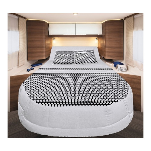 MIDLAND Draps Blancs 140x200 cm Lit Central - Linge de lit camping-car -  Cdiscount Maison