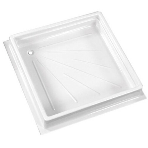 Bac de douche pour camping-carBonde incluse - (LxPxH) 60 x 60 x 10 cm - En  plastique ABS - Blanc. : : Bricolage